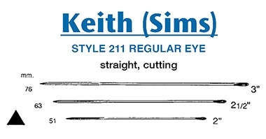 Picture for category Keith Needle (Sims) Straight Cutting - Style 211