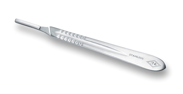Picture of #74 Economy Stainless Steel Scalpel Handle 